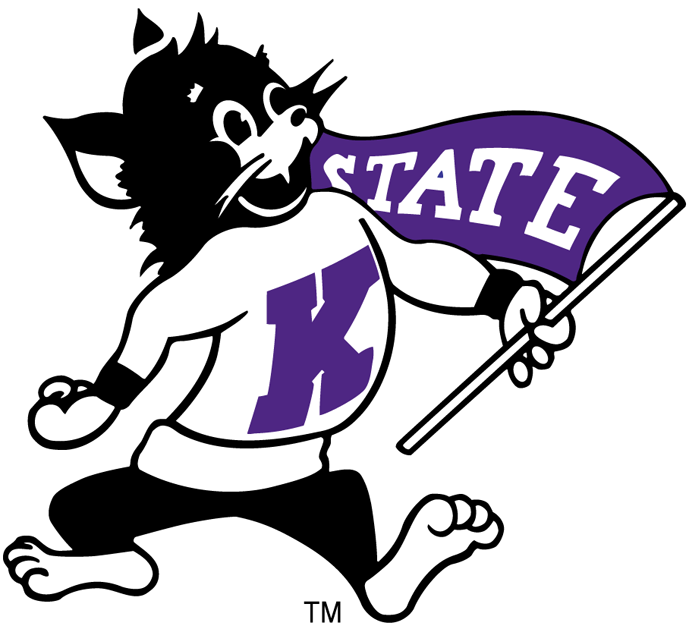 Kansas State Wildcats 1955-1974 Primary Logo iron on paper